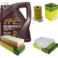 Mann Inspektionspaket 5L Mannol Energy 5W-30 FüR VW Passat Variant 2.0 TDI 1.6
