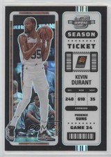 2022 Contenders Optic Season Ticket SSP Black Pandora Prizm Kevin Durant #80 z6j