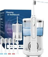 Electric Toothbrush and Water Flosser - Water Flossers for Teeth Electric Cleani