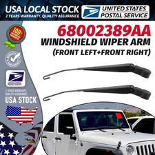 2Pcs NEW Front Windshield Wiper Arm Fit For Jeep Wrangler JK/JKU 2007-2017 US