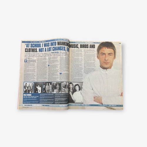 2000 Paul Weller - A Very Serious Geezer - NME Magazine - Picture 2 of 5