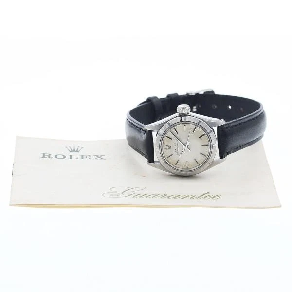 Rolex — Rolex Oyster Perpetual 6623 24mm SS Silver Dial Automatic Watch #C7322