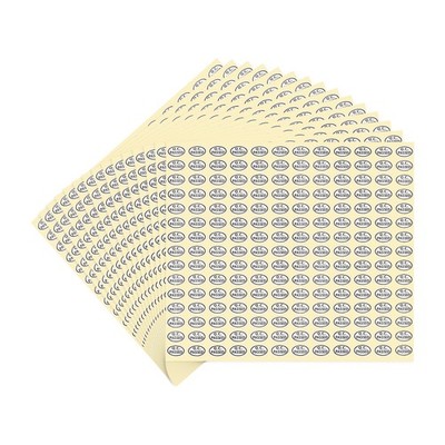 2700Pcs QC Passed Stickers 0.5x0.35'' Inventory Quality Control Stickers White