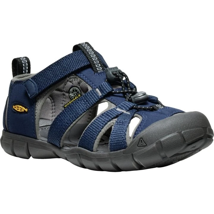 KEEN Seacamp II CNX Sandals Youth - Naval Academy/Drizzle Size 37 #Y