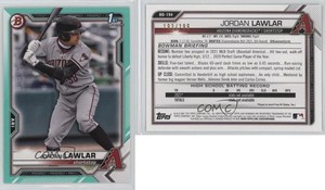 2021 Bowman Draft Aqua /199 Jordan Lawlar #BD-194