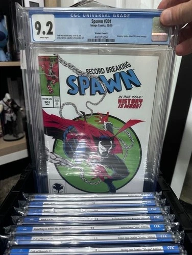 SPAWN #301 CGC 9.2 Todd McFarlane Amazing Spiderman Homage Variant Cover H