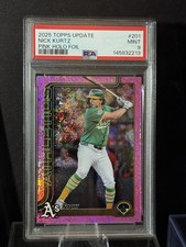 2025 Topps Update Series - Nick Kurtz #US201 Pink Holo Foil (RC)