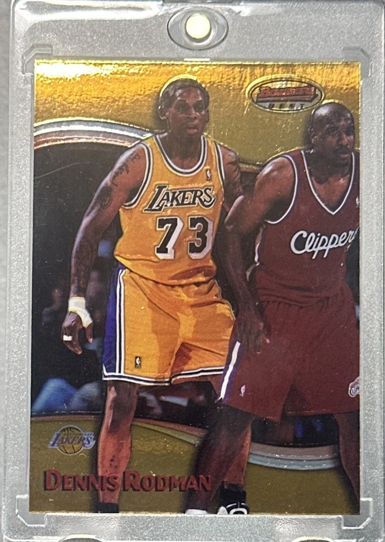 Bowman Dennis Rodman Basketball Sports Trading Cards & Accessories
