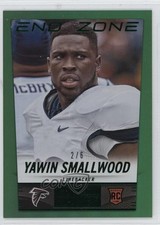 2014 Panini Hot Rookies Rookie End Zone 2/6 Yawin Smallwood #438 v7j
