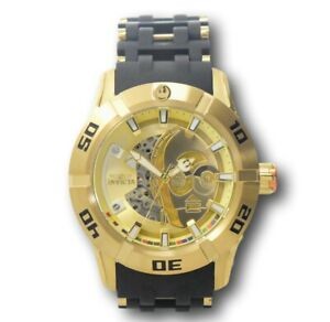 Invicta Star Wars C3PO Herren 50mm Gold Limited Edition Automatik Uhr 26550