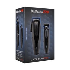 BaBylissPRO LithiumFX+ Ergonomic Clipper & Trimmer Value Set | FX73DUOCTMB