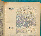 1927 Pere Marquette Railway Schedule or Rules Rate Pay PM Railroad Bridge Tender — photo 4