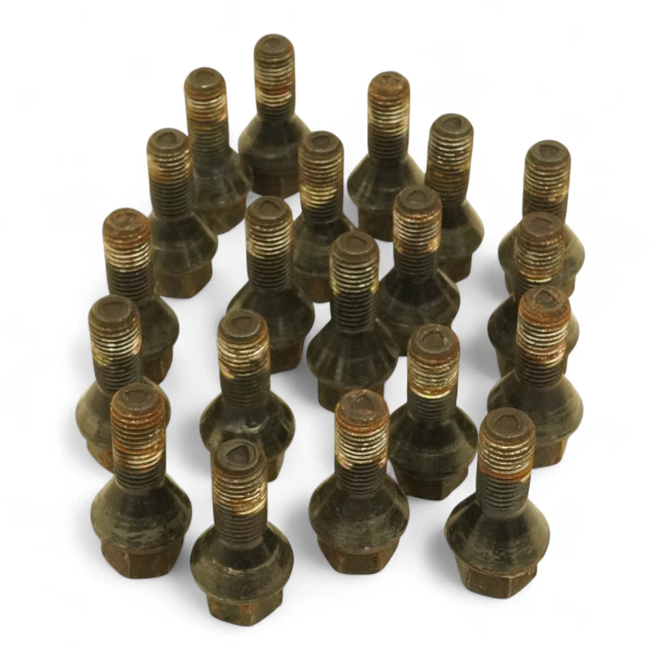 96-02 Bmw Z3 E36 Roadster roda porcas parafuso dianteiro traseiro esquerdo direito conjunto de 20 - Imagem 2 de 4