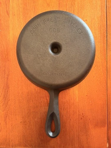 BSR Cast Iron Corn Bread Skillet 6CBS Birmingham Stove Range 6 Wedge