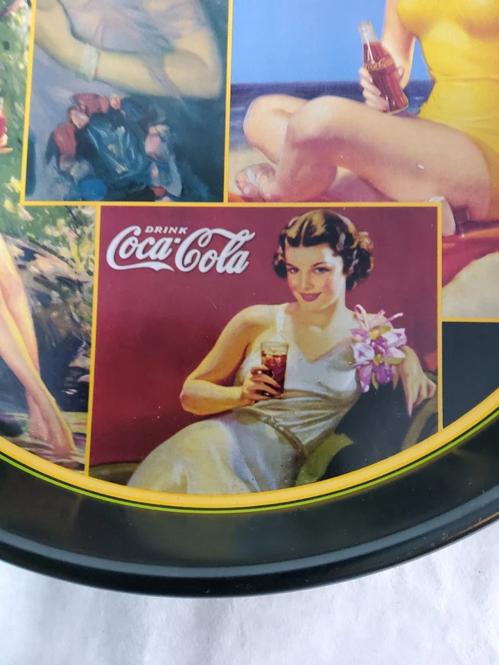 Reproduction Of Ladies Of Coca-Cola 1932 Metal Serving Tray Official Licensed - Image 4 of 4