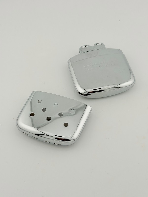 Zippo 12 Hour Hand Warmer Easy Fuel Refill Chrome No Electric Electricity Needed