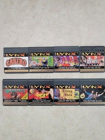 Atari Lynx 1 Handheld Console - System Only For Repair No Power 8 Games