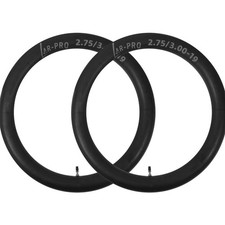 2-Pack 2.50/3.00-18 Heavy-Duty Motorcycle Inner Tubes, 3mm Butyl Rubber with ...