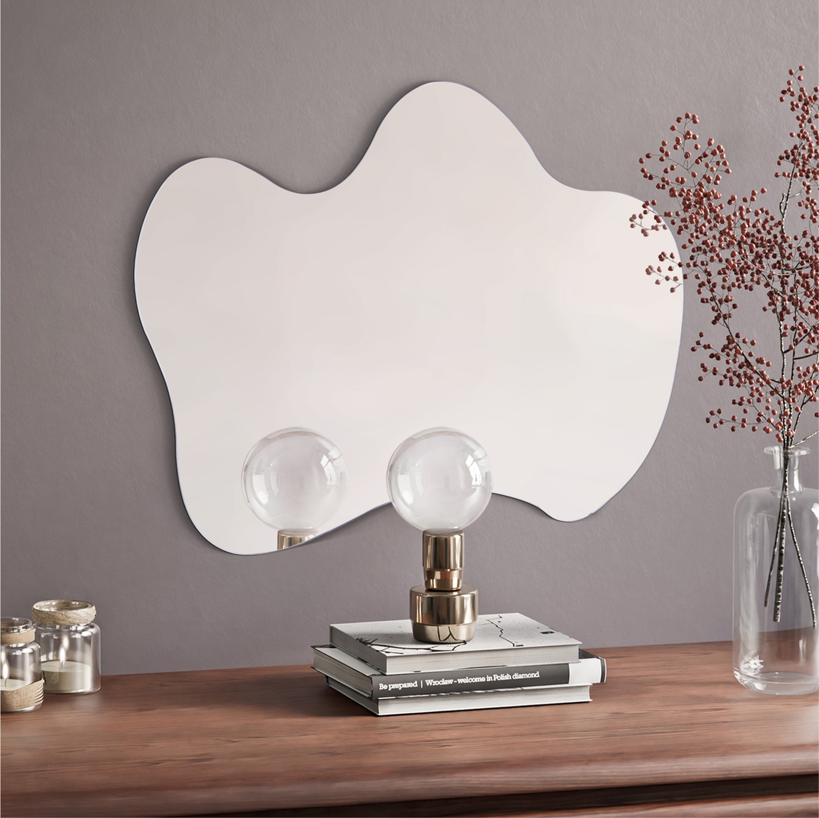 Палочка-выручалочка ohne Rahmen Deko Spiegel 75x55 см предназначенная для использования в Бадезиммершпигеле 12190₽