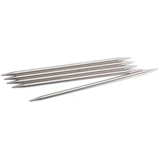 ChiaoGoo Double Point Stainless Steel Knitting Needles 6" 5/Pkg-Size 2.5/3mm