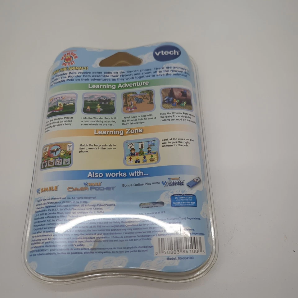 Save The Animals Vtech V.Smile Motion Game Nickelodeon Wonder Pets - Image 2 of 4