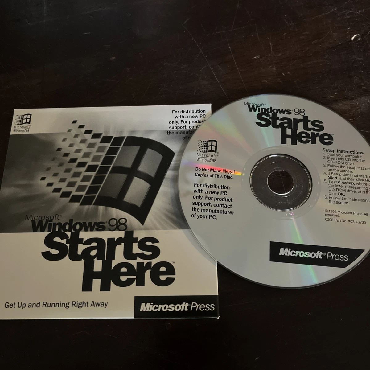 Microsoft Windows 98 Windows CD Computer Software for sale | eBay