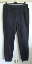 JOHN LEWIS~ANYDAY~NAVY BLUE COTTON BLEND JEGGINGS, TROUSERS~STRETCH~SIZE 16~NEW