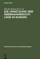 Andreas Cahn (U. A.) | Die Umsetzung Der ÜBernahmerichtlinie In Europa | Buch