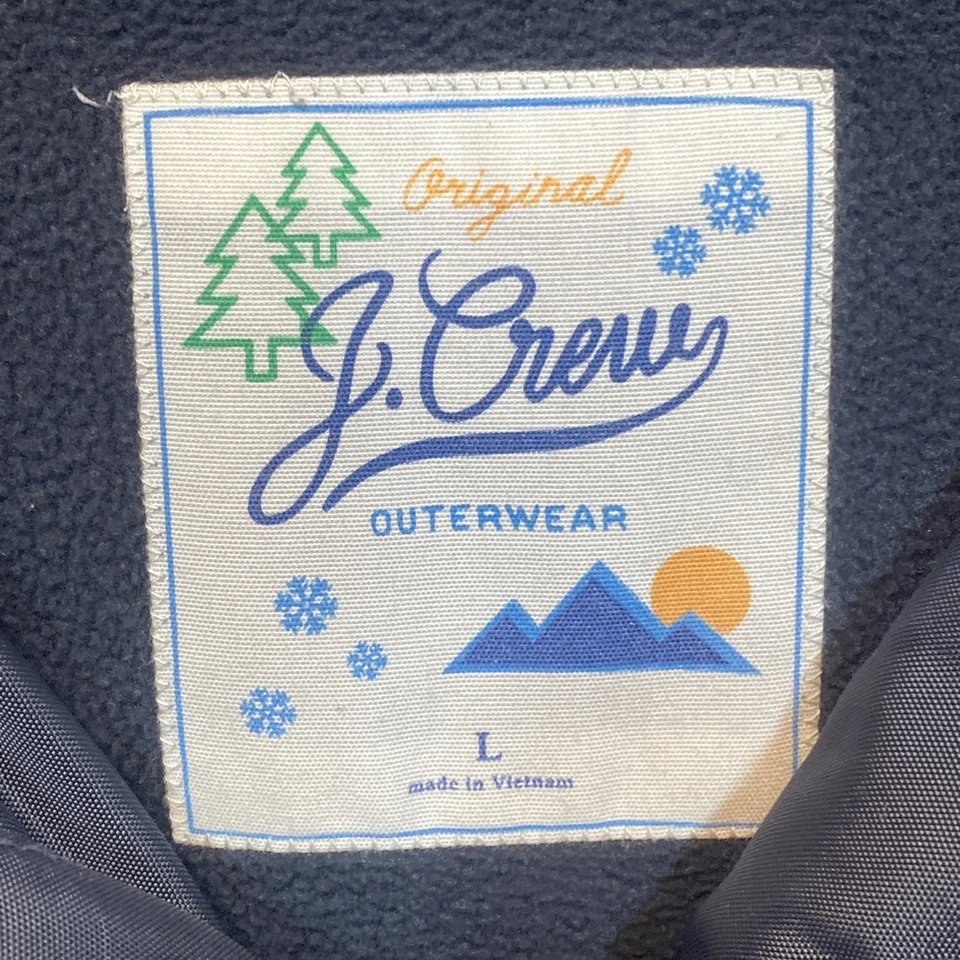 Chaqueta J Crew Juvenil Grande Invierno Esquí Cremallera Completa Niños Capucha Forrada Pesada Parka Niños L Foto 2 de 4