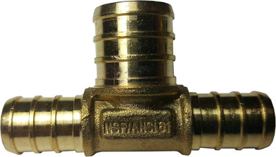5 Pieces XFITTING 1/2'' x x 3/4'' Pex Tee X 3/4'', Brass 