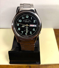 Vintage West End Watch Co Sowar Prima Automatic Black Military Men