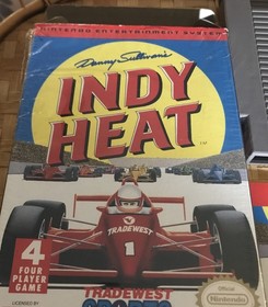 Danny Sullivan's Indy Heat (Nintendo NES) Really Good Condition!