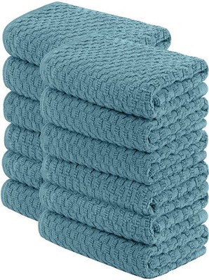 Super Absorbent Kitchen Towels 12 Pack - Premium 100% Cotton Kitchen Towels, ...