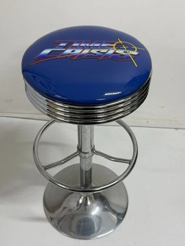 TIME CRISIS ARCADE PREMIUM BAR STOOL ADJUSTABLE HEIGHT PINBALL
