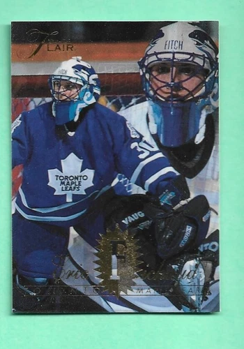 (1) ERIC FICHAUD  1994-95 FLAIR   # 179 LEAFS GOALIE ROOKIE   NM CARD (K5552)