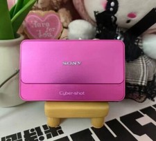Sony Cyber-Shot DSC-T99 14.1MP Digital Camera Touch Screen Green/Pink Charger