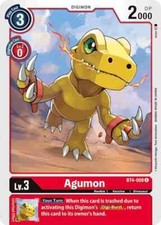 Agumon Great Legend BT4-008 Digimon NM/M Regular