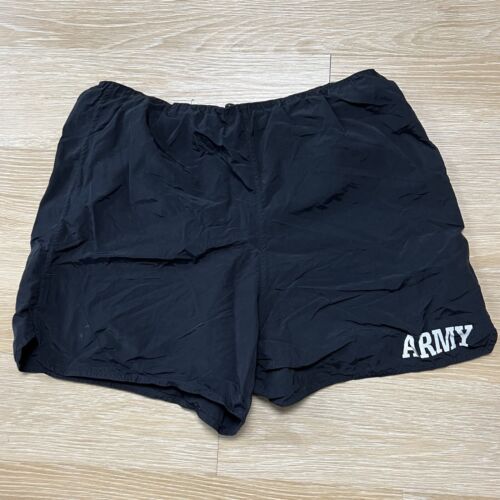 USGI Military Army IPFU PT Physical Training Shorts with Liner Black M L - Picture 1 of 10
