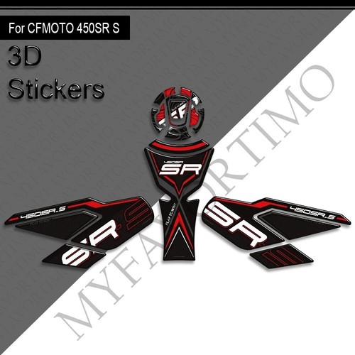450SRS motorcycle fuel tank pad sticker suitable for CFMOTO S 450 SR 2023 -2025 - Picture 9 of 11