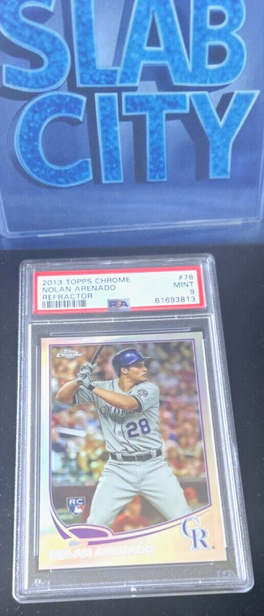 2013 Topps Chrome #78 Refractor Rookie RC Nolan Arenado PSA 9