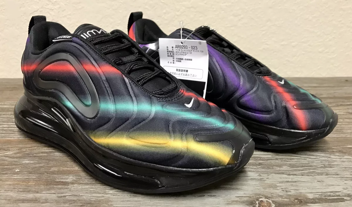 Nike Rainbow Black Air Max 720 Sneakers