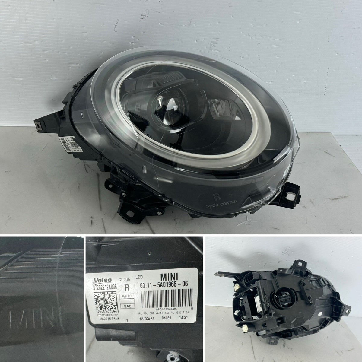 2020-2023 MINI Clubman John Cooper HEADLIGHT LED PASSENGER SIDE