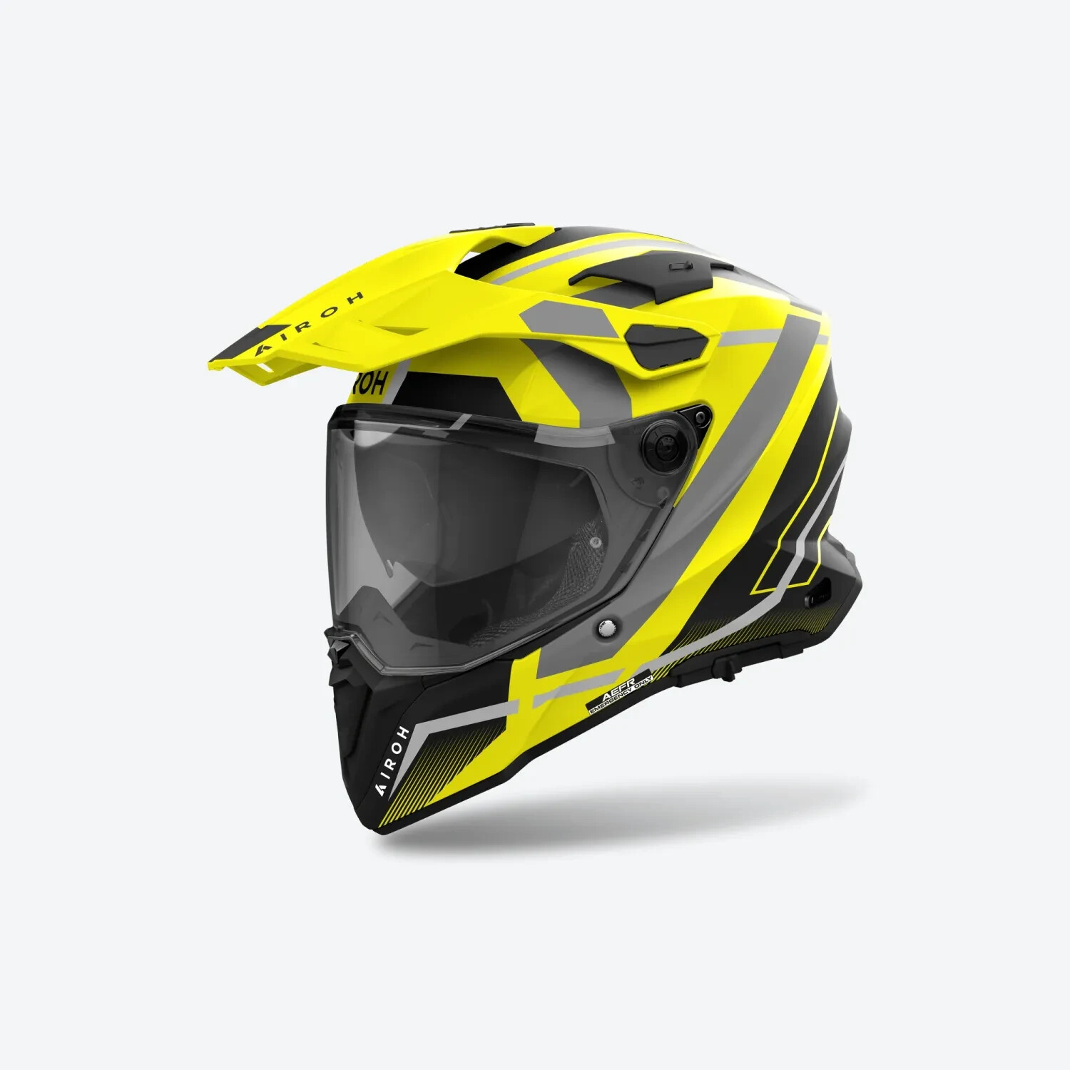 CASCO INTEGRALE AIROH COMMANDER 2 MAVICK GIALLO OPACO TAGLIA M