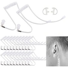 Acoustic Tube with Earmold Compatible for Acoustic Tube Earpiece 20 Packs
