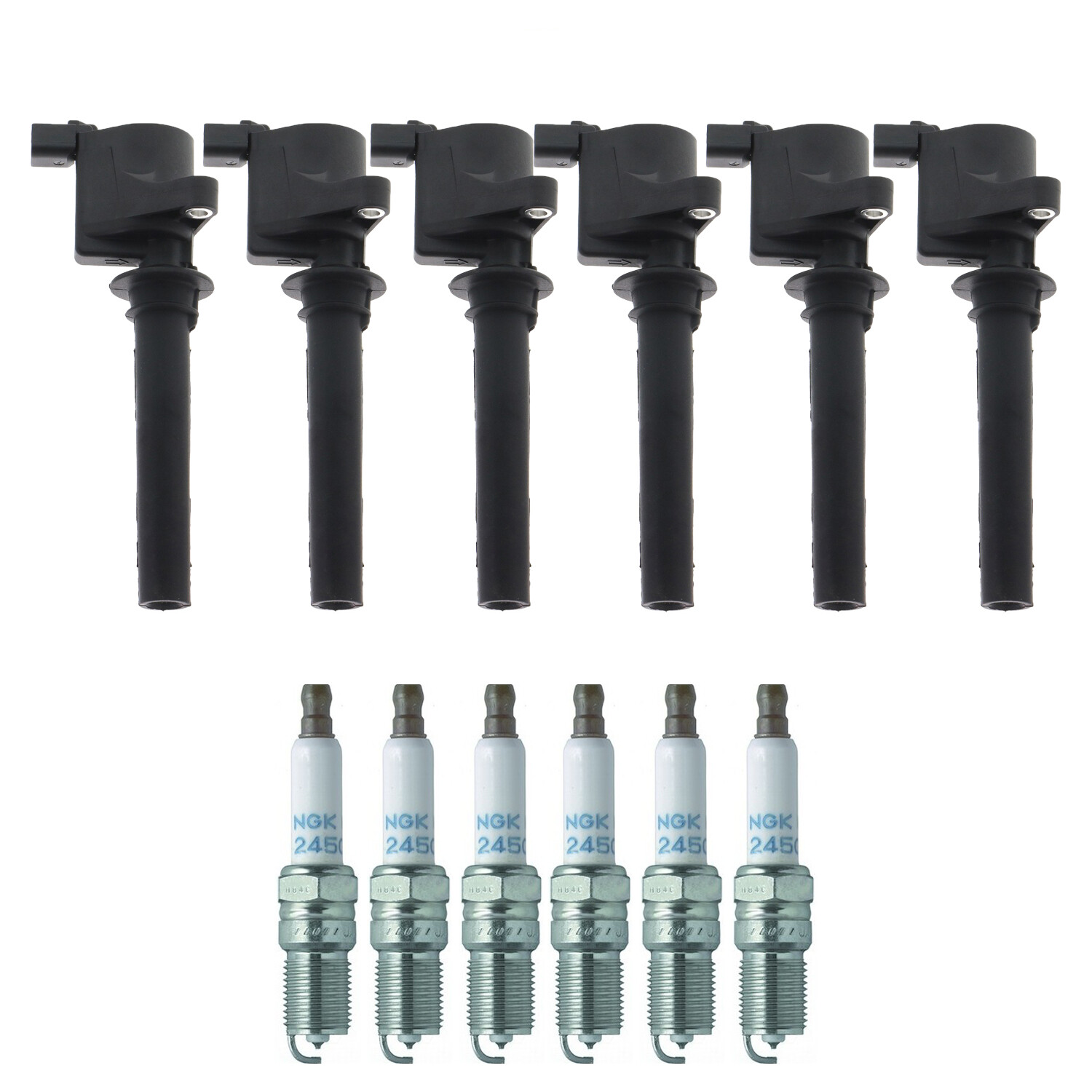 Bosch 6 Ignition Coil NGK 6 Laser Platinum Spark Plug Kit For MPV Sable 3.0 V6