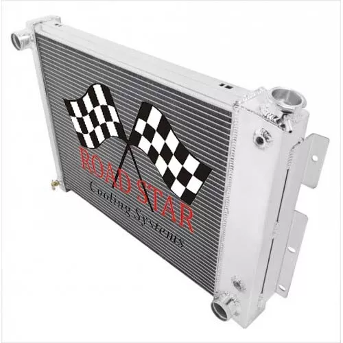 CHEVROLET CAMARO 67 69 ALUMINIUM 4 ROW RADIATOR WITH POLISHED