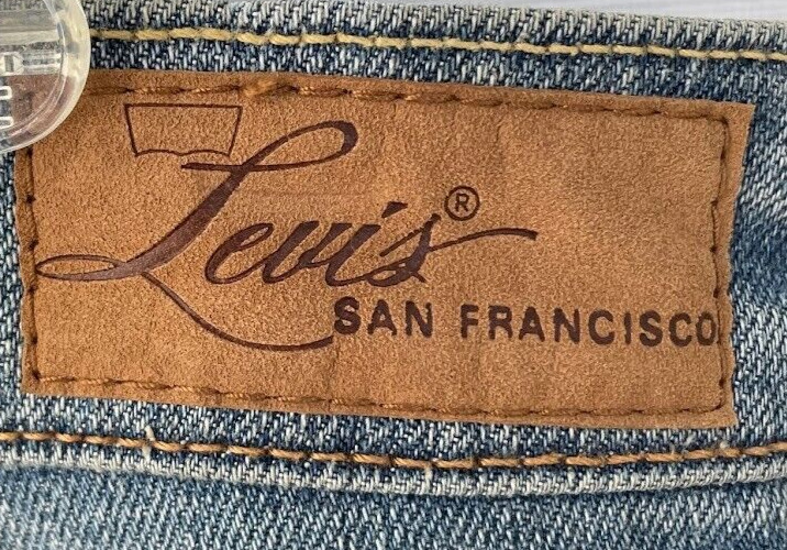 Levis Jeans Size 12 LONG TALL Classic Bold Curve … - image 8