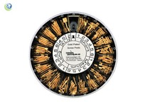 Dental Gold Plated Screw Posts Complete Kit 240 Posts & 1 Hollow + 1 Cross Key