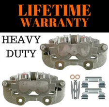 Rear Brake Caliper Set 2 Piston For 00-07 Chevy GMC Cadillac Truck Full Size SUV