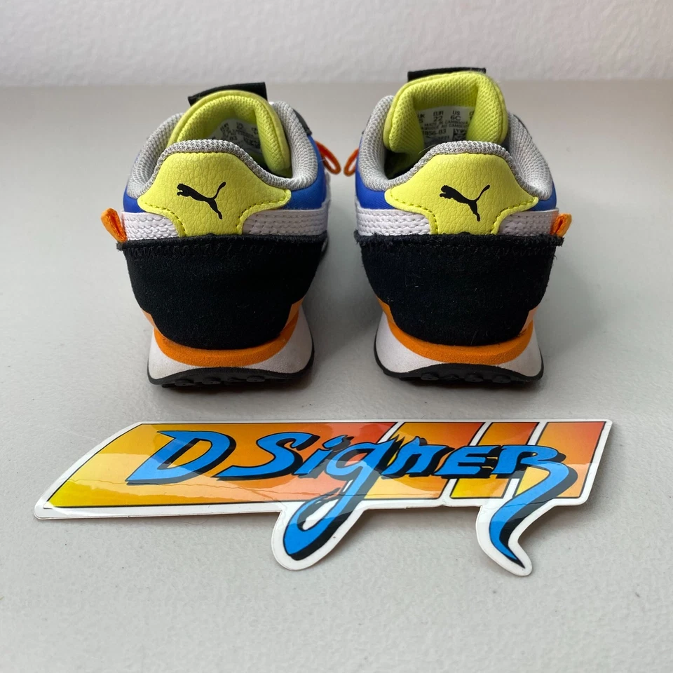 Tamanho 5 - Puma Future Rider Splash infantil cinza violeta 381856-03 limpo! Envio rápido - Imagem 3 de 4